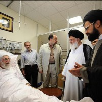 عيادة العلماء والشخصيات للإمام الخامنئي حفظه الله في المستشفى